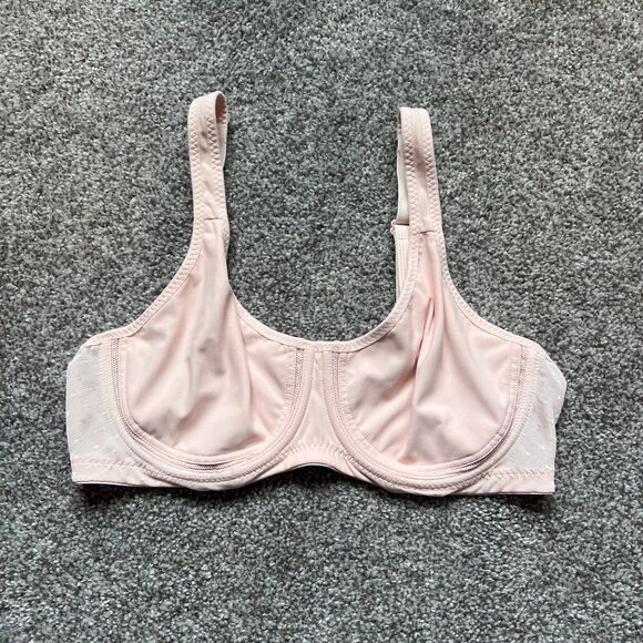 Lululemon Pink Lace Underwire Bra 36C Spandex/Nylon - Picture 2 of 4